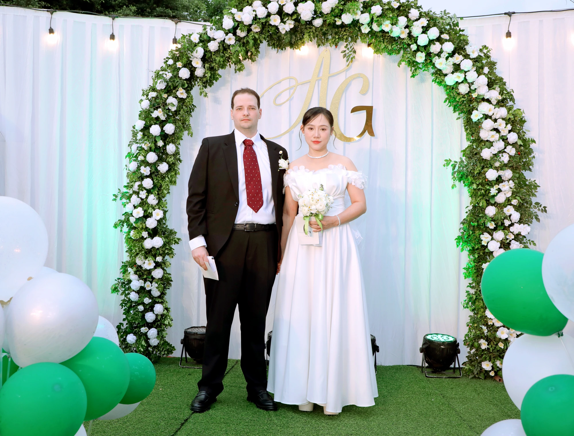 Anthony et Giang, le jour de leur mariage